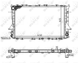NRF hűtő, motorhűtés NRF 51320A (51320A)