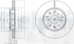 DELPHI Disc frana DELPHI BG4208 (BG4208)