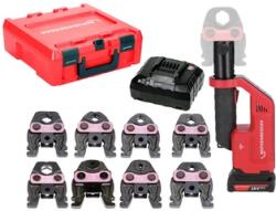 Rothenberger ROMAX COMPACT III akkus csőprés Compact | 18 V | 12 - 40 mm | 19 kN | Szénkefés | 1 x 2 Ah akku + töltő | Rocase-ben (1000004287)