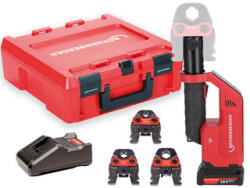 Rothenberger ROMAX COMPACT III akkus csőprés Compact | 18 V | 12 - 40 mm | 19 kN | Szénkefés | 1 x 2 Ah akku + töltő | Rocase-ben (1000004276)