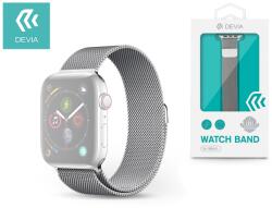 DEVIA Elegant Series Milanese Loop Apple Watch fém szíj - 38/40/41mm - ezüst