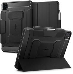 Spigen Rugged Armor Pro Case - хибриден удароустойчив кейс с поставка за iPad Pro 11 (2024) (черен)