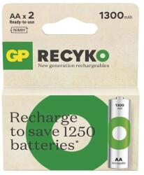 GP Batteries ReCyko NiMH Akkumulátor HR6 (AA) 1300mAh 2db B25232 (B25232)