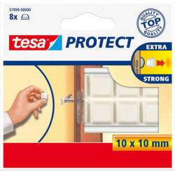 tesa Protectie Patrata Antisoc - 10x10mm, 8/set (t-57899-01)