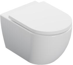 Excellent Stellar wc csésze lassú záródású ülőkével függesztett perem nélkül mély öblítéssel fehér fényes CENL. 6603.535. WH (CENL6603535WH)