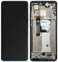 Motorola 5D68C23159 Gyári Motorola Edge 40 Neo Kék (Caneel Bay) LCD kijelző érintővel kerettel előlap (5D68C23159)