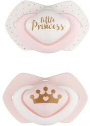 Canpol babies Canpol babies, Royal Baby, suzeta din silicon, simetrica, 6-18m, 2 buc. , roz