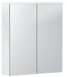 Geberit Option Basic tükrös szekrény világítással, 60x67, 5x14cm, matt lakkozott fehér/ajtók 500.273. 00.1 (500.273.00.1)