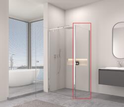 Erga Sydney, tömör zuhanyfal 90x195 cm, 6mm átlátszó üveg, króm profil, ERG-V02-SYDNEY-G090-CR (ERG-V02-SYDNEY-G090-CR)