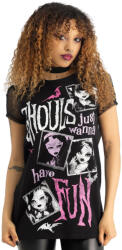 KILLSTAR дамска тениска KILLSTAR x MATTEL MONSTER HIGH - Ghoul Friends - Черен/Мулти - KSRA011087