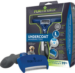 FURminator pentru câini cu blană lungă (L; Pentru animale de talie mare)