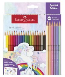 Faber-Castell Színes ceruza készlet 18+6db-os Faber-Castell Grip kastélyos unikornis