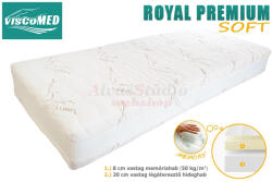 ViscoMed Royal Premium SOFT memory matrac 200x200 steppelt aloevera