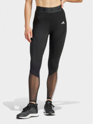 adidas Colanți Hyperglam IN9298 Negru Slim Fit