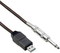 Bespeco BMUSB300 USB gitárkábel (USB-Jack)