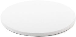 Decora Platou Tort Rotund Alb Satinat, O 36 x H 1.2 cm (931352) Tava