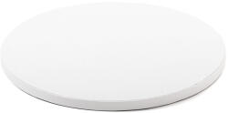 Decora Platou Tort Rotund Alb Satinat, O 40 x H 1.2 cm (931353) Tava