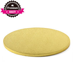 Decora Platou Tort Rotund Auriu, O 36 x H 1.2 cm (931724) Tava