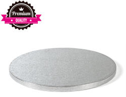 Decora Platou Tort Rotund Argintiu, O 40 x H 1.2 cm (931607) Tava