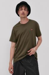 Levi's t-shirt zöld, férfi, nyomott mintás - zöld L - answear - 11 990 Ft