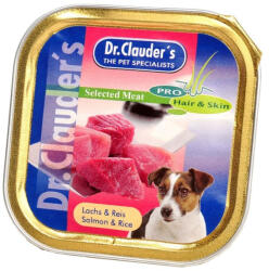 Dr.Clauder's Dr. Clauders Dog Selected Meat Lazacos és rizses alutálka 100g (29206200)