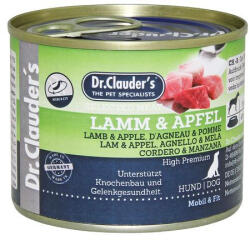 Dr.Clauder's Dr. Clauders Dog Selected Meat Bárányos és almás konzerv 200g (32260200)
