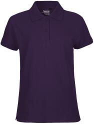 Neutral Tricou polo Classic pentru femei din bumbac organic Fairtrade - Violet | S (NE-O22980-1000303759)