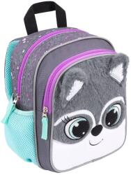 Majewski BAMBINO szőrmés ovis hátizsák - Mosómaci (663611) - iskolataskawebshop