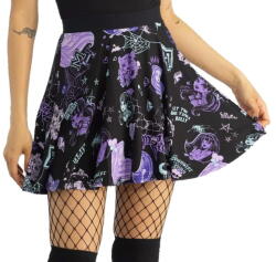 KILLSTAR Fuste femei KILLSTAR x MATTEL MONSTER HIGH - Haunt It - Multi - KSRA011080