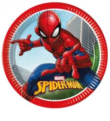 Procos Spiderman Crime Fighter, Pókember papírtányér 8 db-os 23 cm FSC (PNN93863) - eking