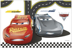 Procos Disney Cars 3, Verdák Műanyag asztalterítő 120*180 cm (PNN87800)