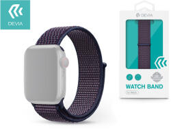 DEVIA Apple Watch szövet sport szíj - Devia Deluxe Series Sport3 Band - 42/44/45/49 mm- indigo - bluedigital