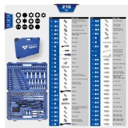 KS TOOLS Set chei tubulare KS TOOLS BT023216