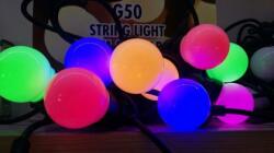  Светлинна верига ► 10бр разноцветни led лампички ► Водоустойчиви ip44 - 5 м (1158)