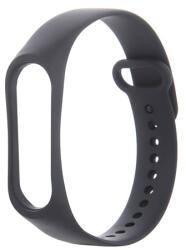 gigapack Pótszíj (egyedi méret, szilikon) FEKETE Xiaomi Mi Band 5, Xiaomi Mi Band 6 (GP-138837)