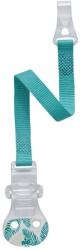 NIP Lant cu carlig de prindere pentru suzete, banda textila, 0+ luni, nip 38375, albastru