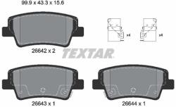 TEXTAR fékbetétkészlet, tárcsafék TEXTAR 2664201 (2664201)