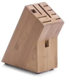 Zeller Present Suport cutite Zeller din bambus, 22 x 22 x 9 cm, Maro