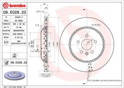 BREMBO féktárcsa BREMBO 09. E028.23 (09.E028.23)