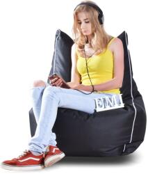  EMI ülés formájú fekete nylon babzsákfotel