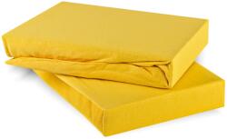 EMI sárga 100% pamutjersey gumis lepedő: Kiságy 80 x 160 cm
