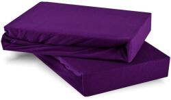  EMI lila 100% pamutjersey gumis lepedő: Kiságy 70 x 140 cm