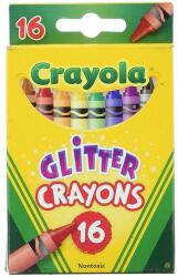 Crayola - Viaszkréta glitteres 16db-os