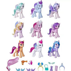 Hasbro Én kicsi pónim: Az új nemzedék - Királyi bál exkluzív figuraszett 9db pónival (F2031) - jatekbirodalom