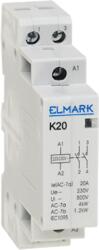 ELMARK K Széria Moduláris Mágneskapcsoló K20 40A 230 2No (23016)