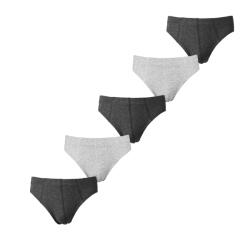 Donnay Мъжки слипове Donnay Essential Mens 5-Pack Briefs - Grey Multi