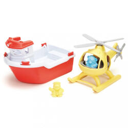 Green Toys Mentőcsónak helikopterrel (GTRBH11155)