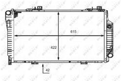 NRF hűtő, motorhűtés NRF 58483 (58483)
