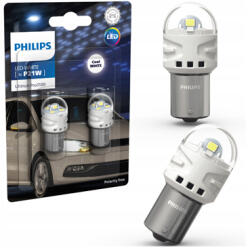 Philips Крушка LED, мигач PHILIPS P21W, 12V, 2, 2W, 6000K, 190lm, 2 бр