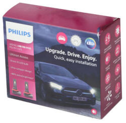 Philips Крушка LED, фар за мъгла PHILIPS H16/H8/H9, 12V, 20W, 6000K, 1800lm, 2 бр